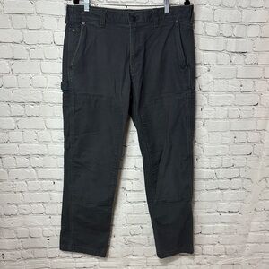 Eddie Bauer Men’s Mountain Ops Double Knee Canvas Work Pants 36 X 34 Gray